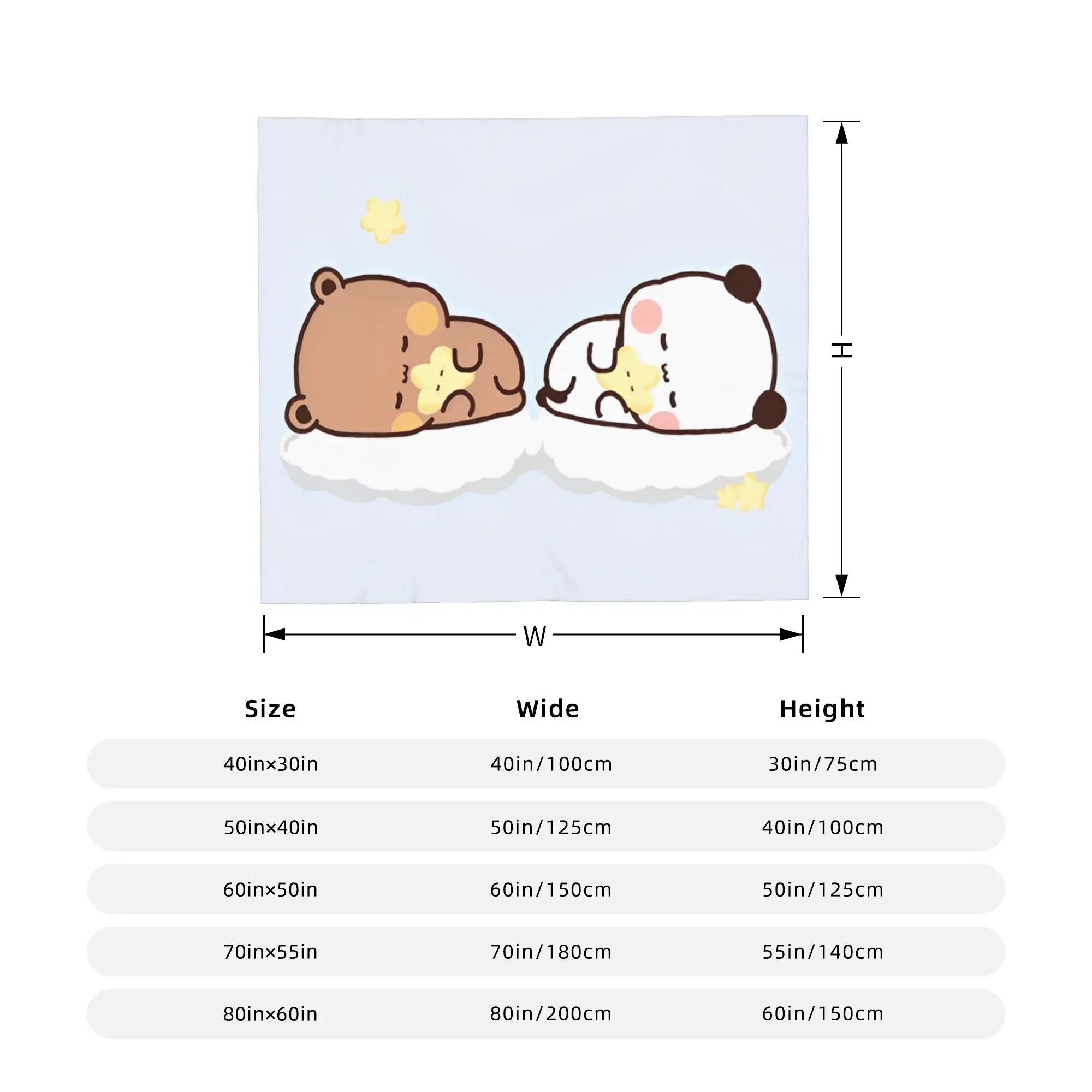 Bubu & Dudu Plush Sleep Blankets