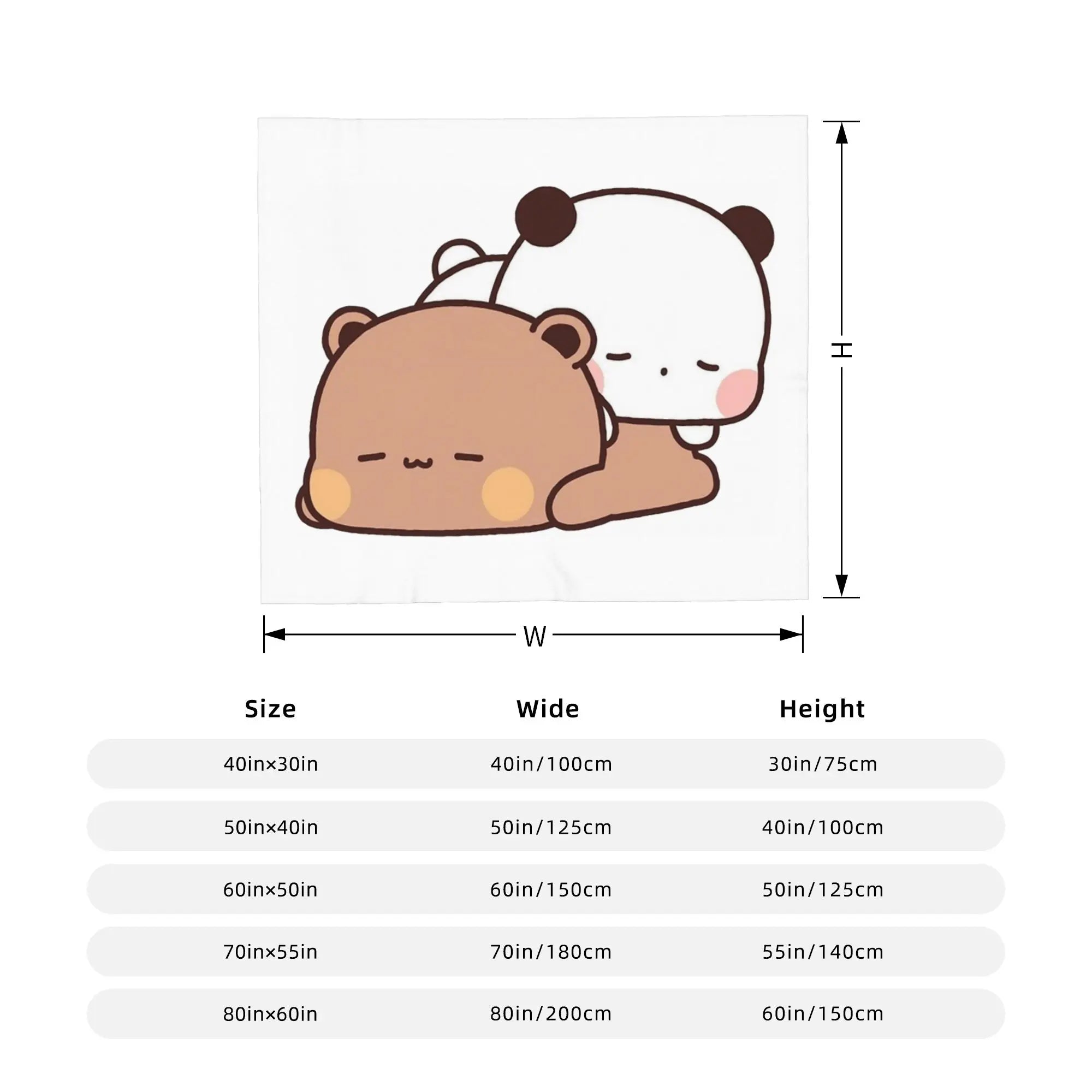 Bubu & Dudu Plush Sleep Blankets