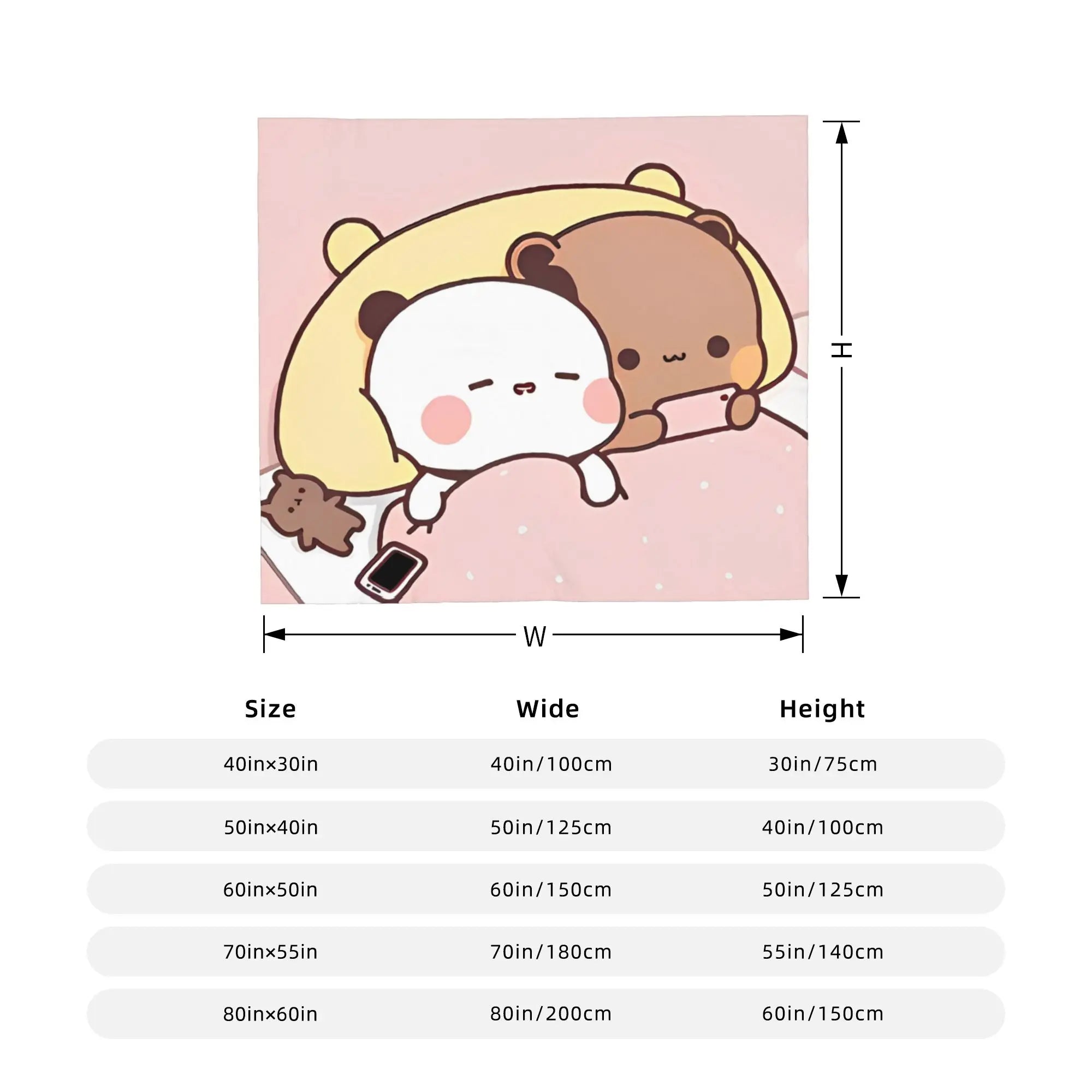 Bubu & Dudu Plush Sleep Blankets