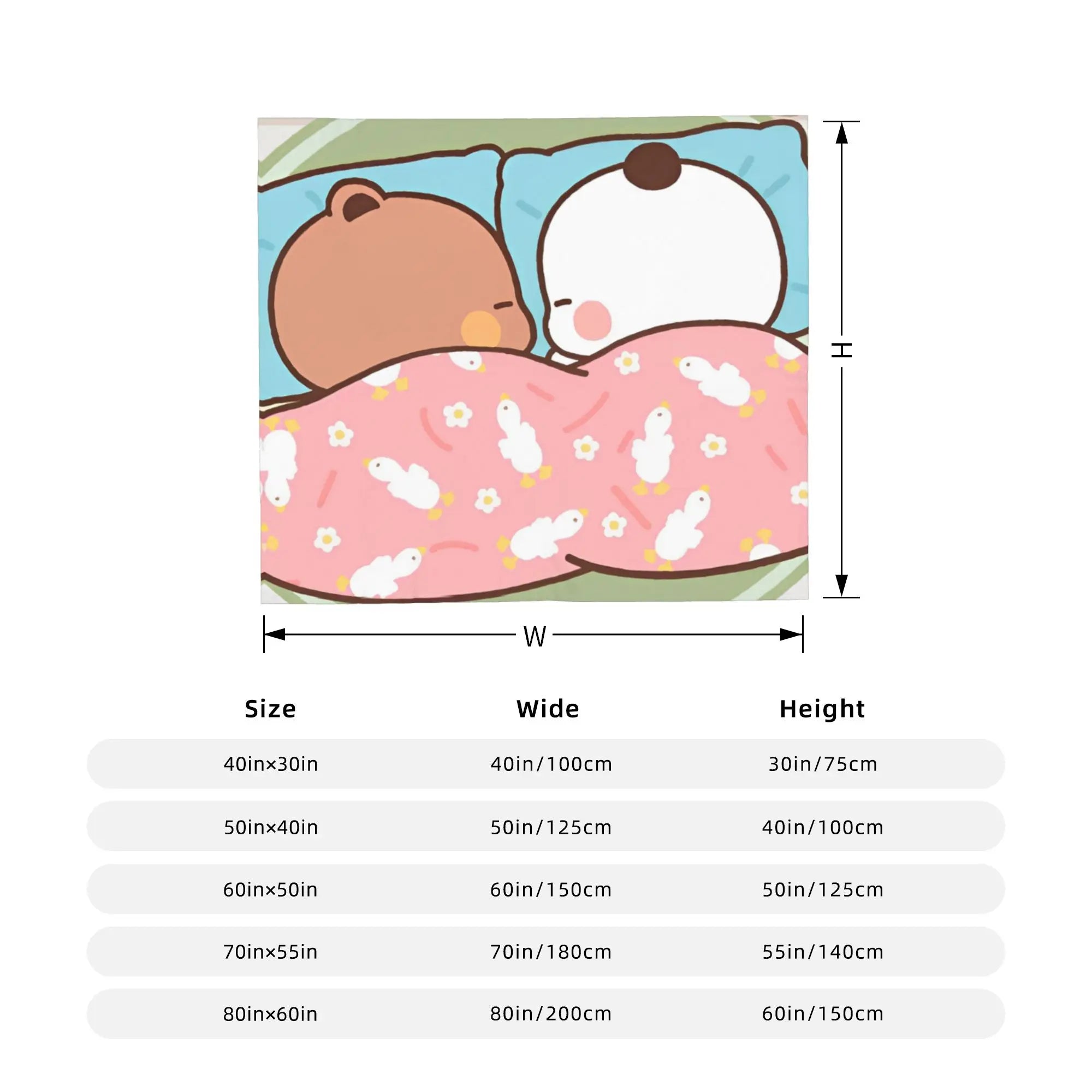 Bubu & Dudu Plush Sleep Blankets