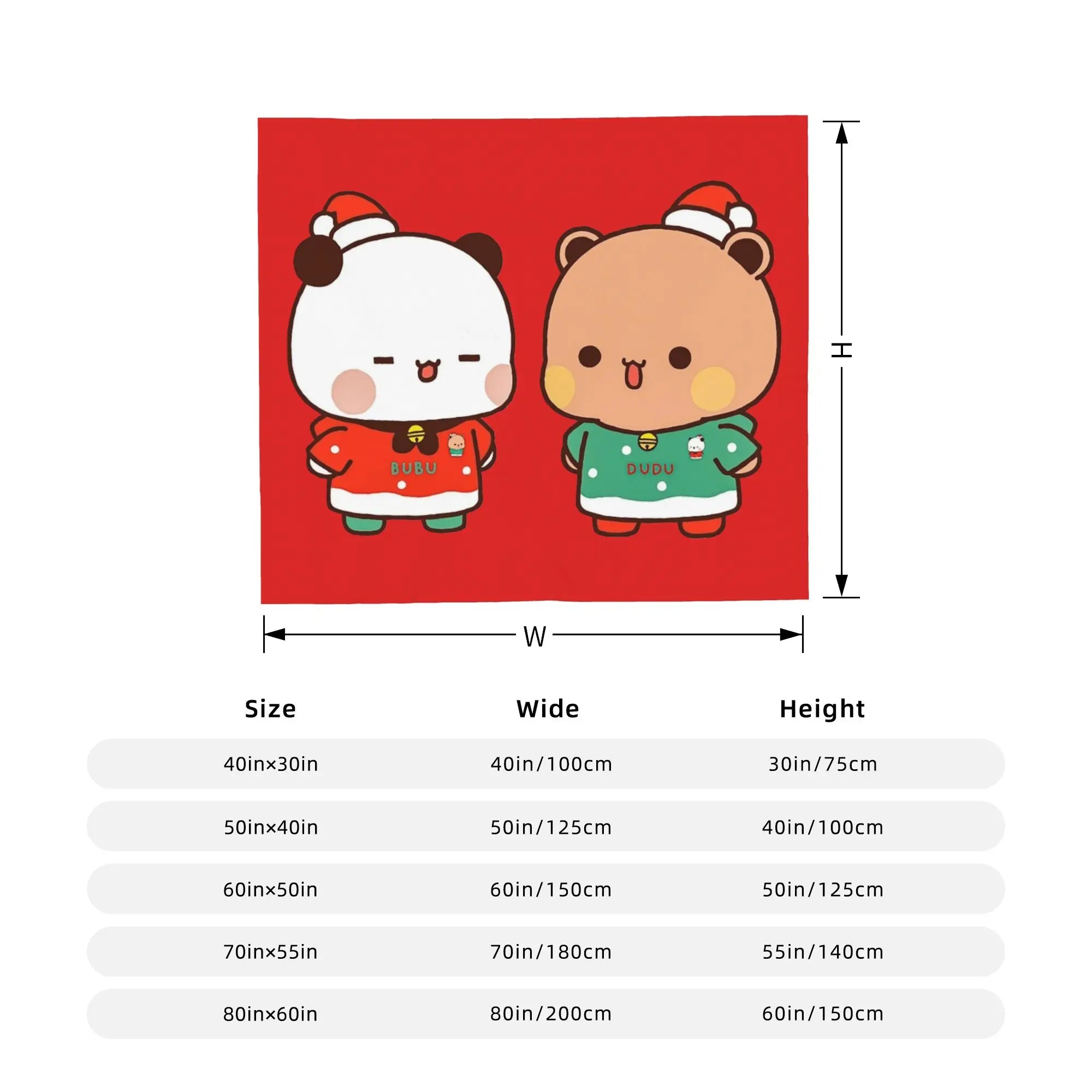 Bubu & Dudu Plush Sleep Blankets