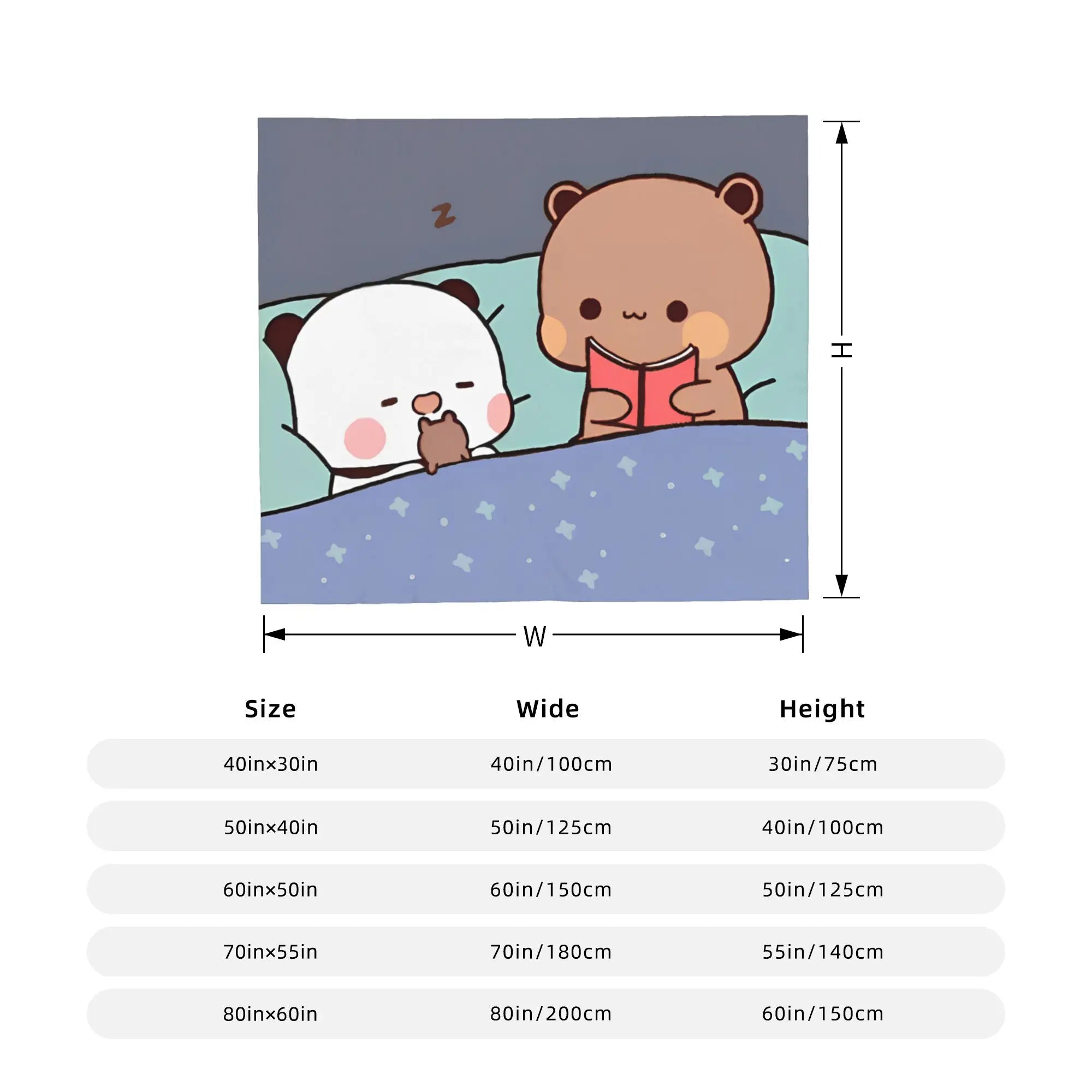 Bubu & Dudu Plush Sleep Blankets